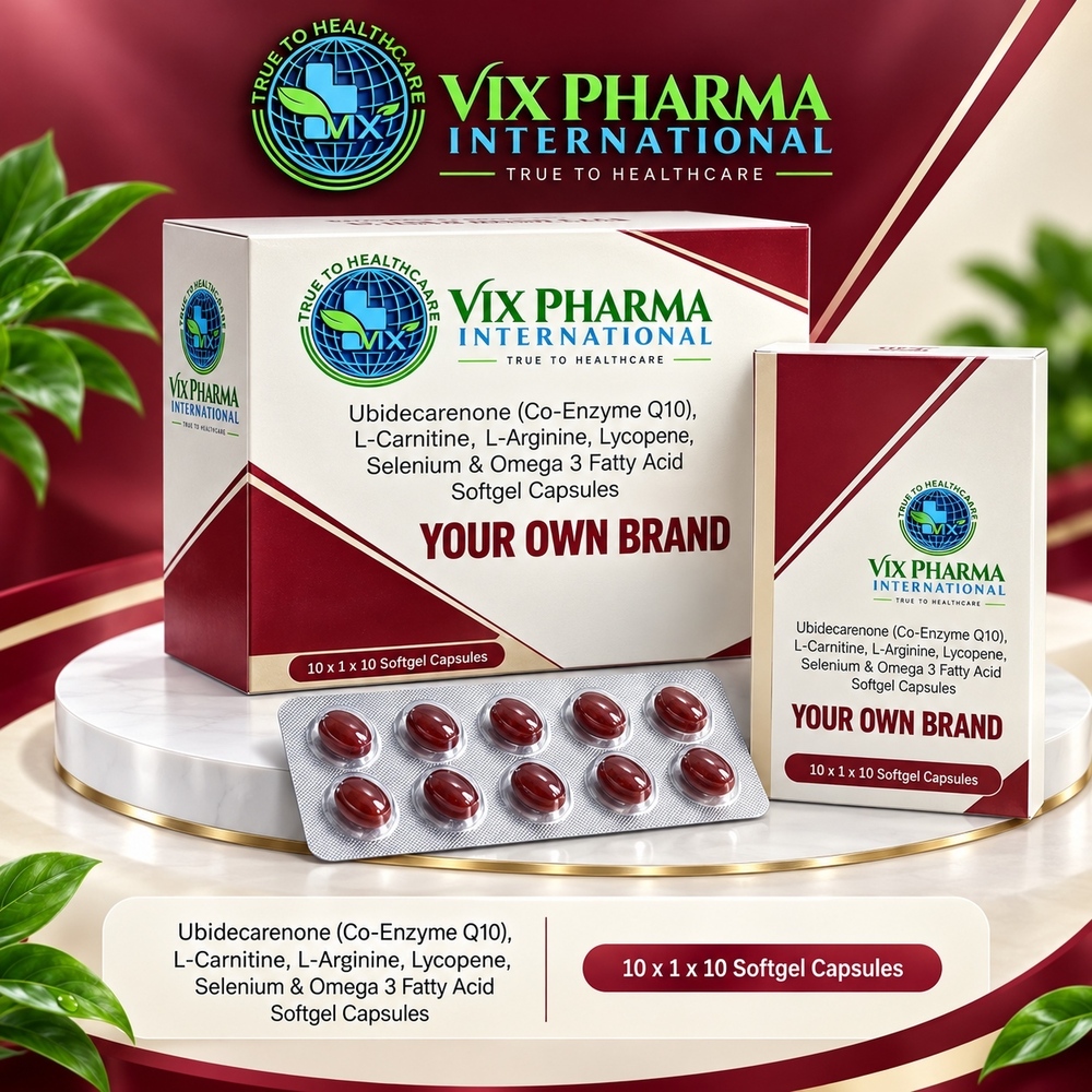 Ubidecarenone L Carnitine L Arginine Lycopene Softgel Capsules