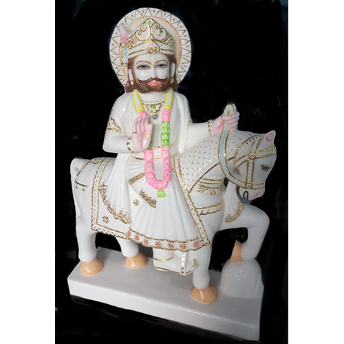 White Marble Baba Ramdev Ji