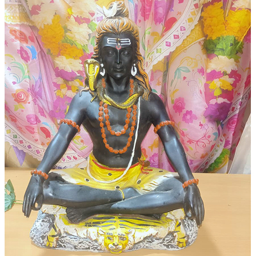 Black Marble Shiv Ji - Size: 30 Inch