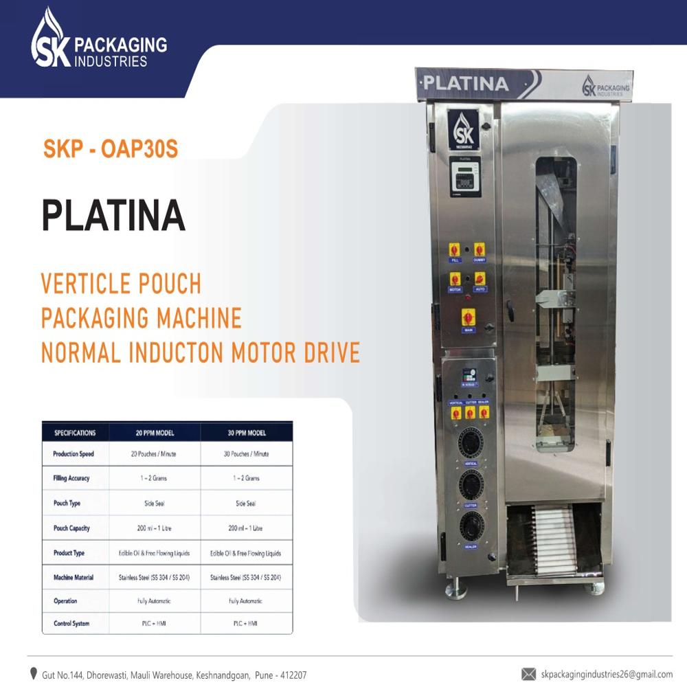 Edible Oil Pouch Packing Machine