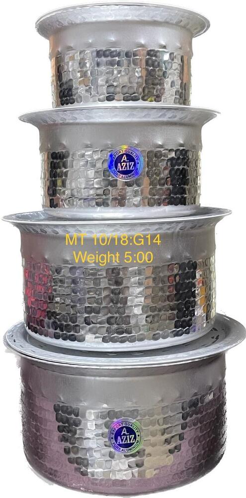 Aluminium Hammered Tope