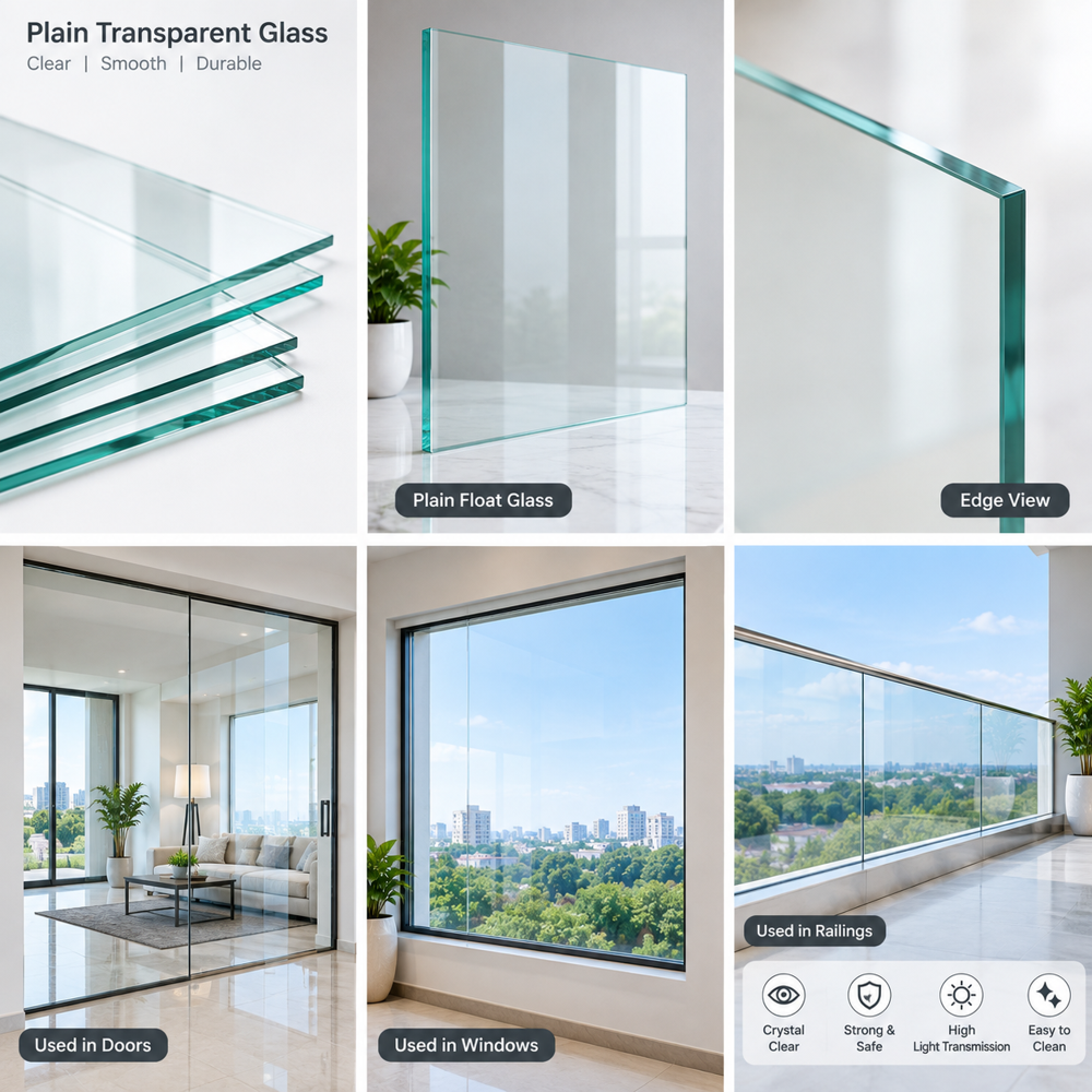 Plain Transparent Glass