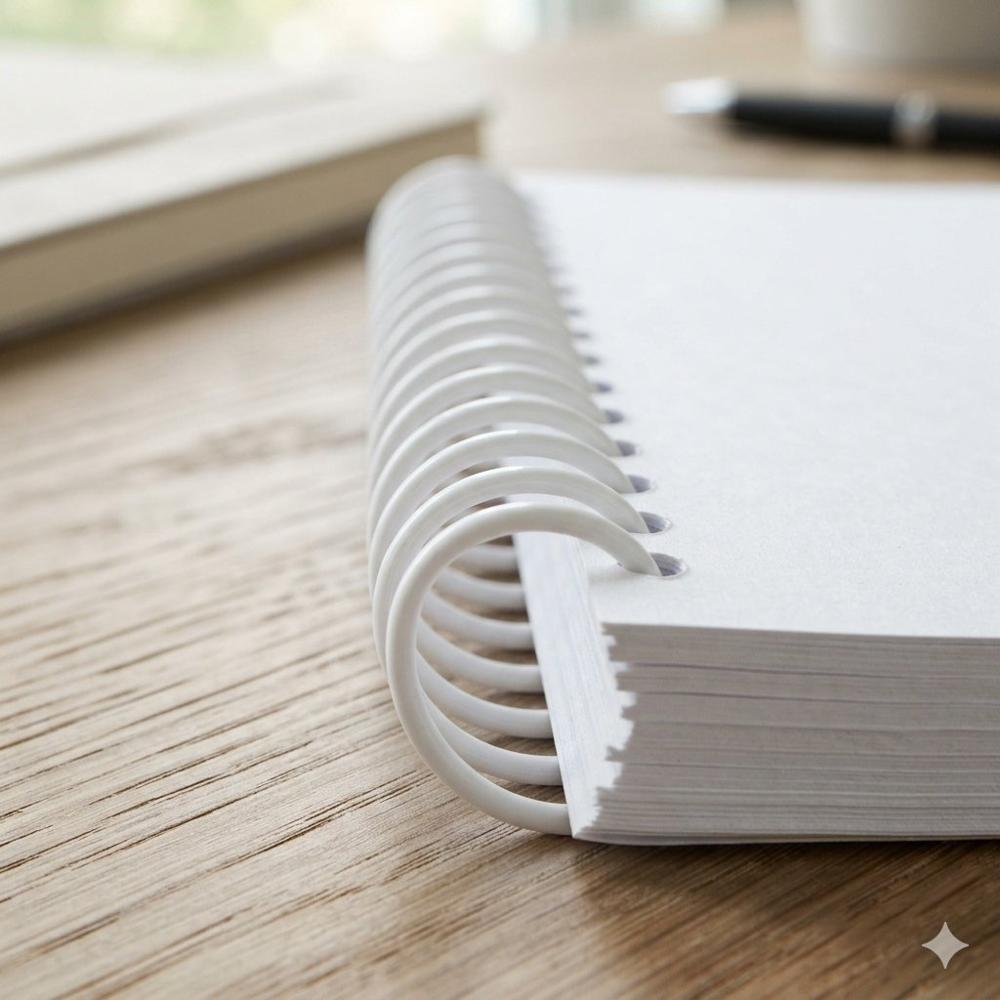 Plastic Binding Spiral - Durable Pvc, Round Shape, Waterproof | Ideal For Binding Books, Easy Page-turning, Professional Plain Style
