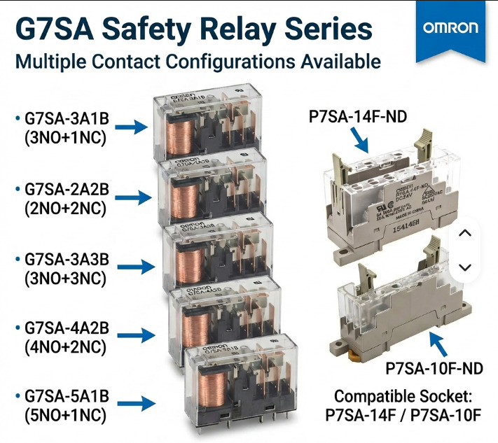 G7SA-3A1B DC24 Safety Relay