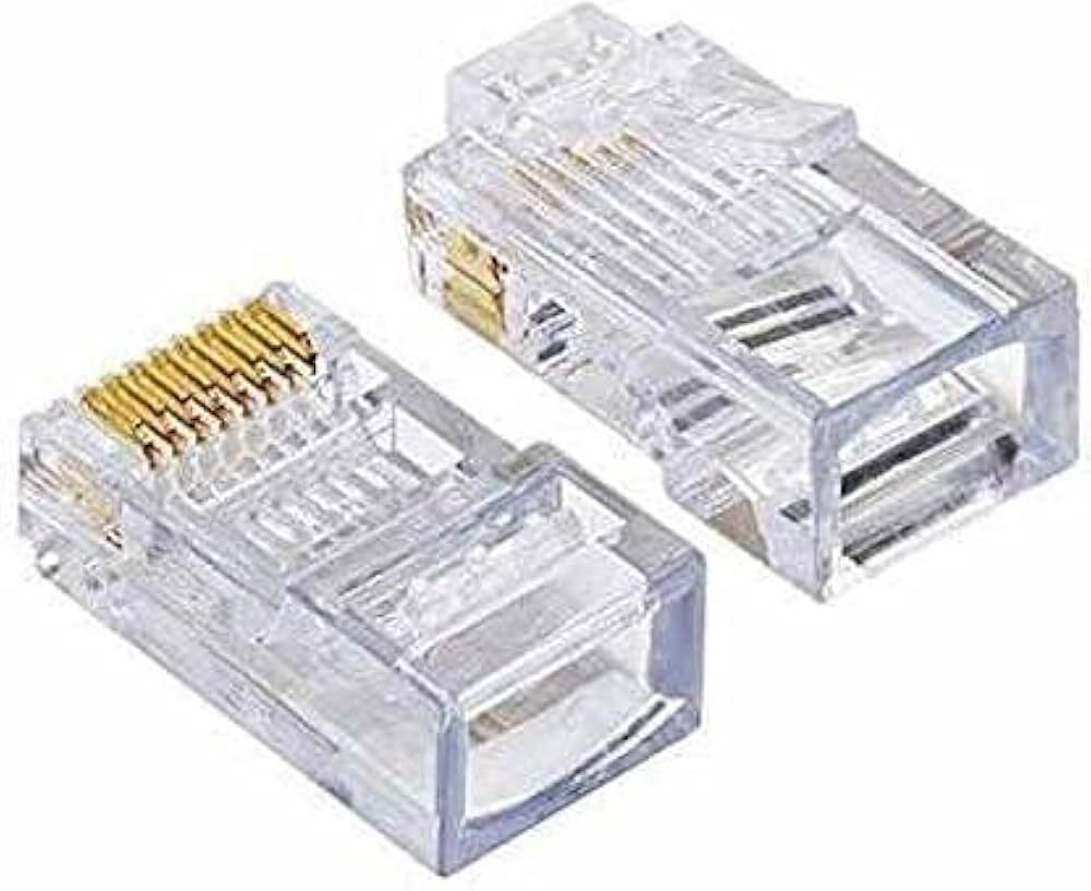 CAT-6 RJ45 Transparent Cable Connector
