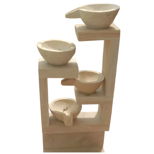Stone Bowl Cascading Water Fountain