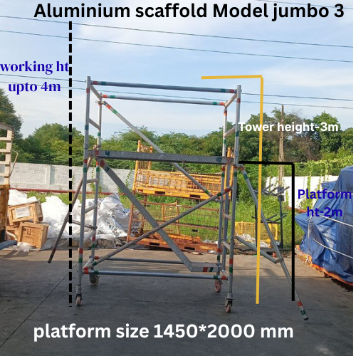 Aluminium Scaffold Model Jumbo 3 For Sales - Application: Construction