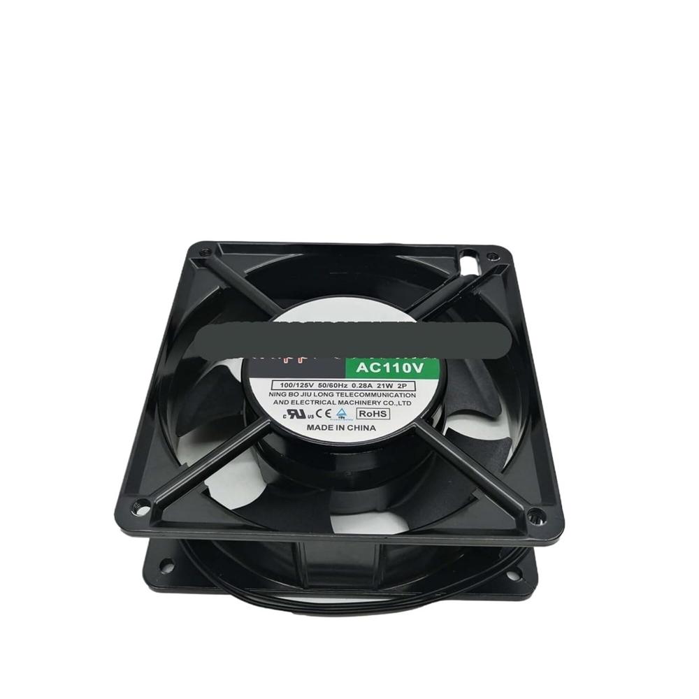 Jiu Long G12038Ha1Bt 110V Ac 0.28A 12038Mm Ball Bearing Industrial Axial Cooling Fan - Blade Material: Pplastic