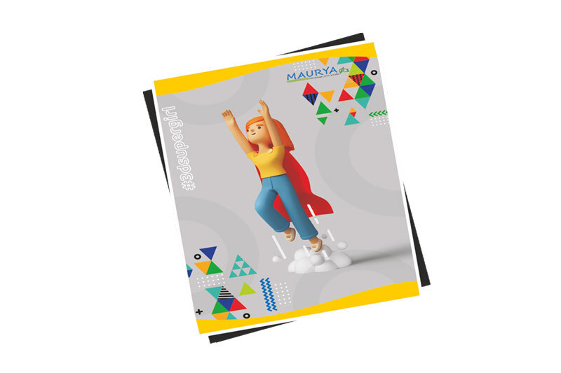 50 GSM Maurya Notebook