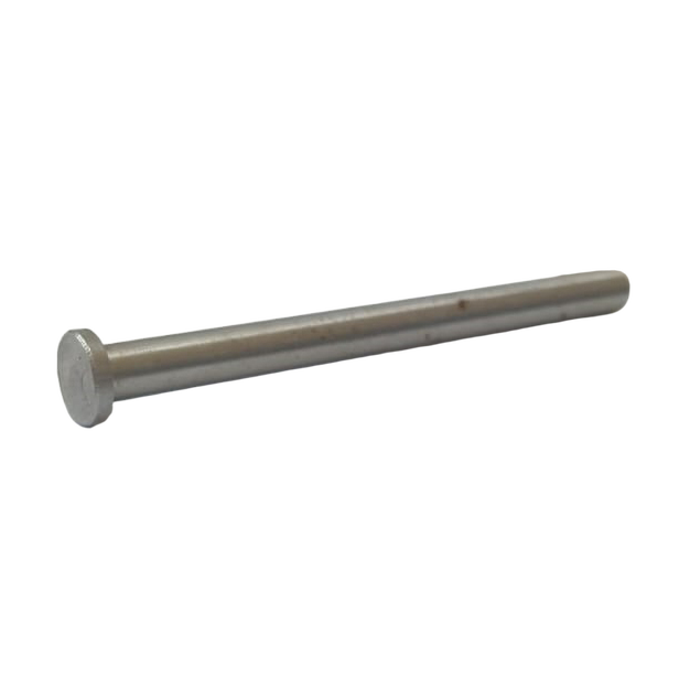 5mm Mild Steel Silver Round Rivet