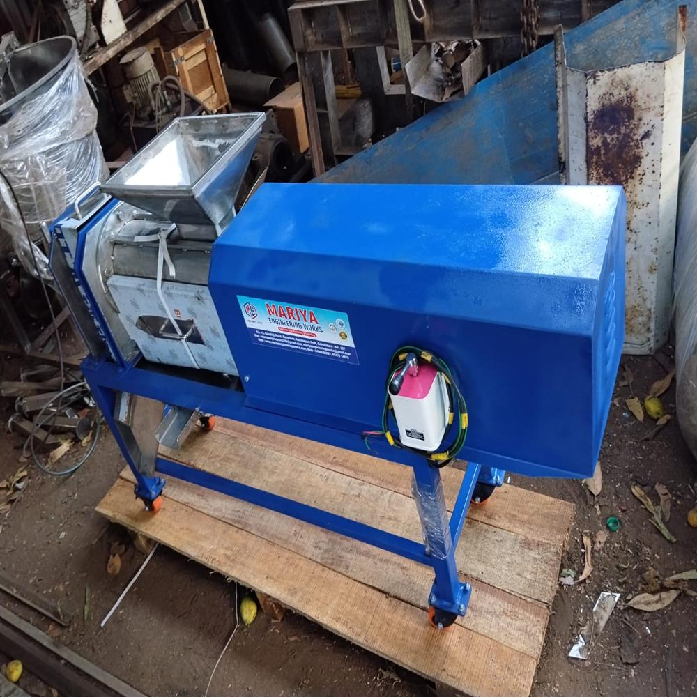 Mariya Amla Juice Single Screw Press Machine 3HP 100Kgperhr MS&SS Material