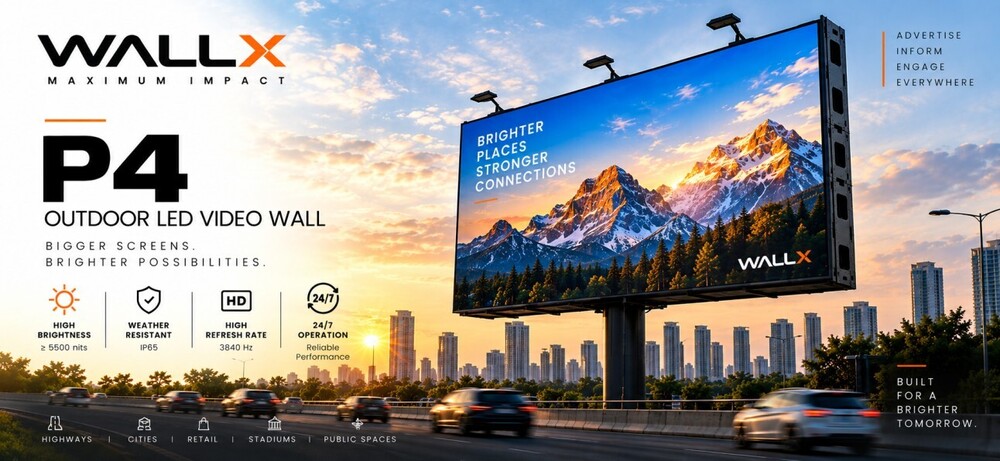 WallX P4 Outdoor LED Video Wall