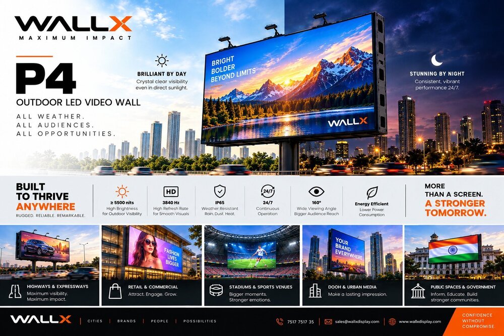 WallX P4 Outdoor LED Video Wall