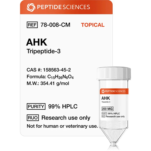 AHK Tripeptide-3 Peptide