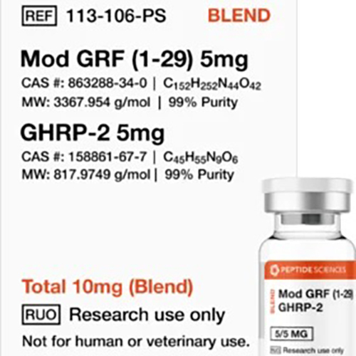 Mod GRF (1-29), GHRP-2 5mg Peptide