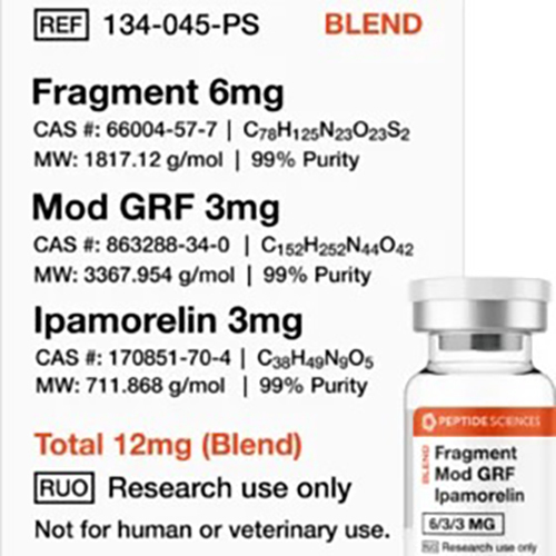 Fragment 6mg, Mod GRF 3mg, Ipamorelin 3mg