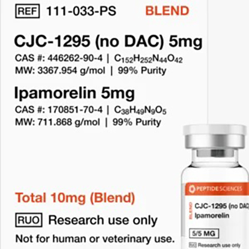 CJC-1295 (no DAC) 5mg, Ipamorelin 5mg