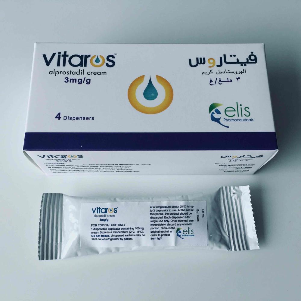 Vitaros Alprostadil 3mg Cream