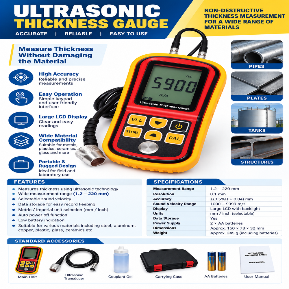 Ultrasonic Thickness Gauge