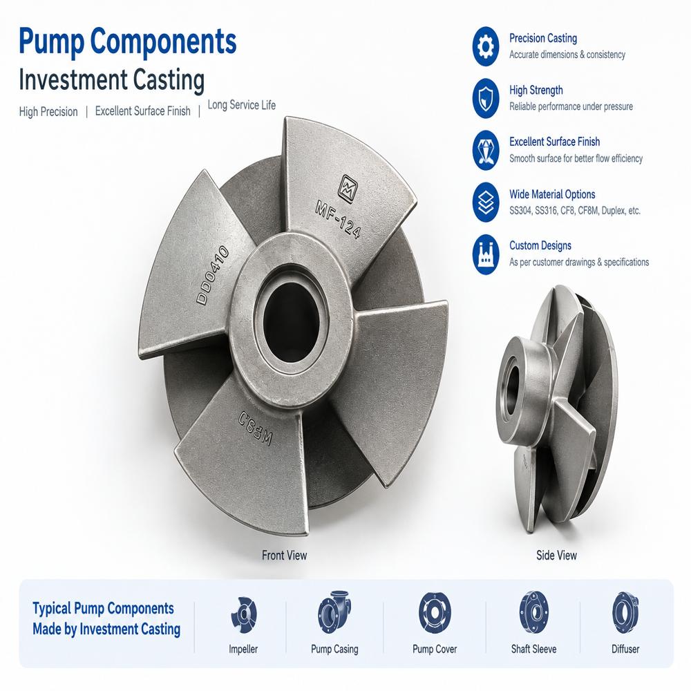 Pump Components Investment Casting