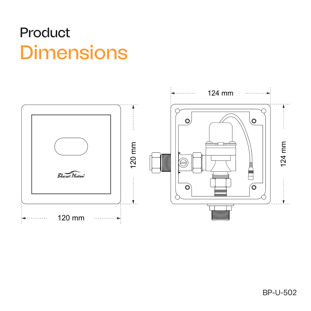 Automatic Concealed Urinal Sensor BP-U502 (DC)