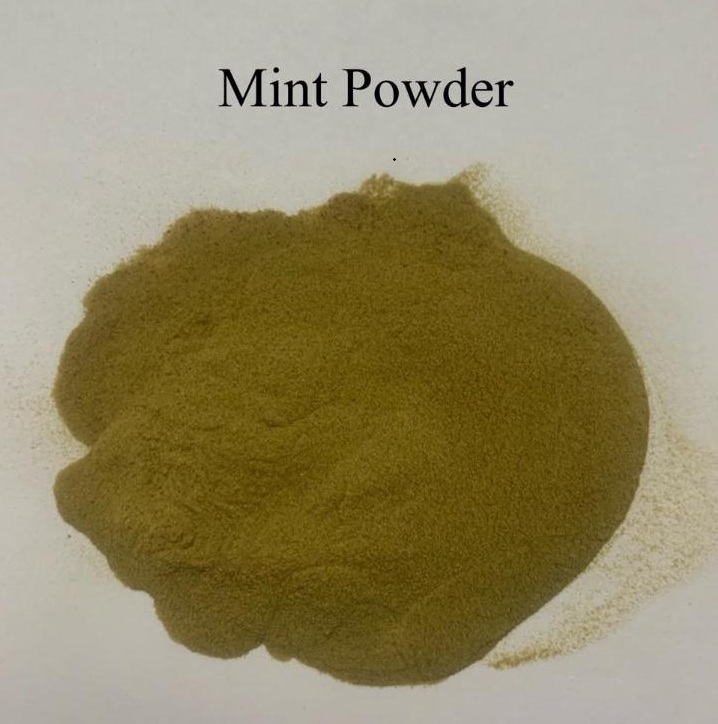 Mint Leaves Powder - Powder Form, Shelf Life: 12 Months | Soluble In Water, Ideal For Beverages, Bakery Products, And Jellies