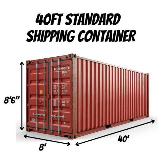 20 Ft Container - Color: Red