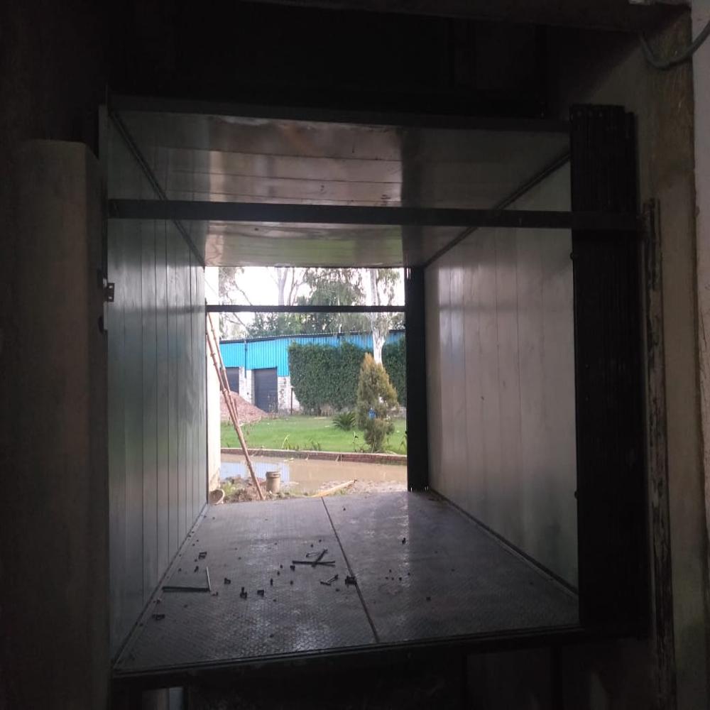 MS Structure Goods Lift Supplier