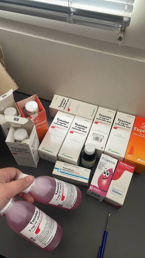 Original Toseina Purple Promethazine Syrup 6.25mg Per 5ml