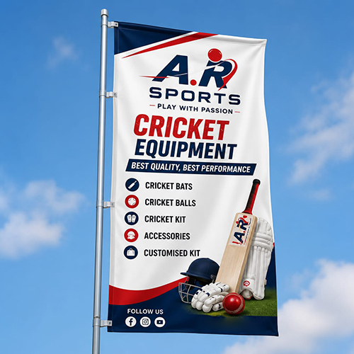 Advertisement Flag And Ground Marking Flag PVC And Cloth