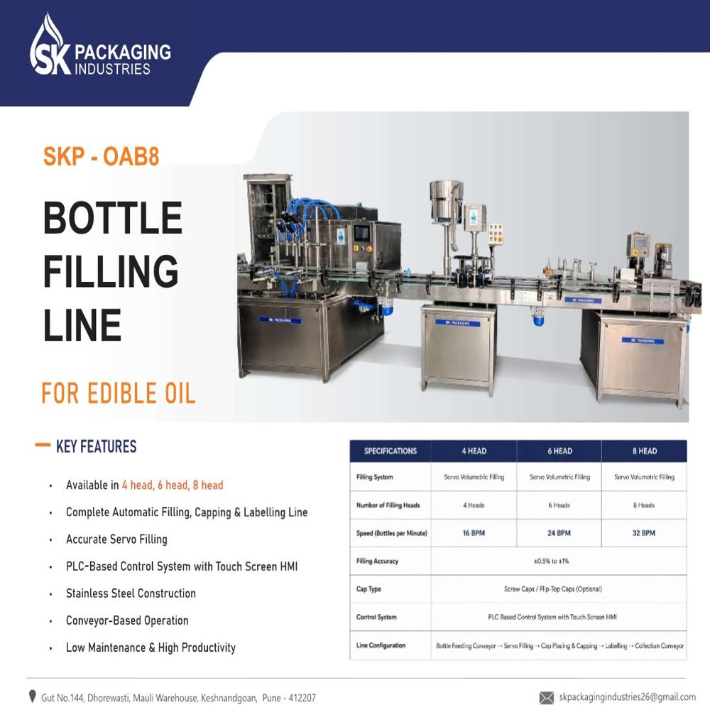 Eight Head Bottle Filling Machine