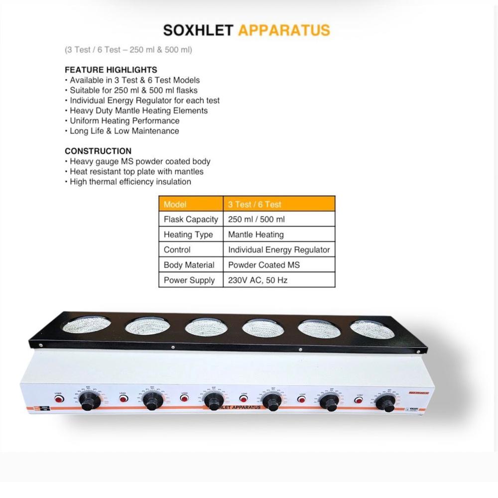 Soxhlet Extraction Apparatus