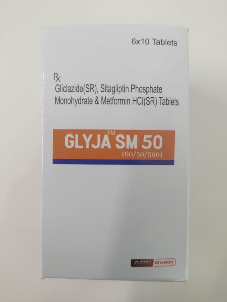Gliclazide(SR), Sitagliptin Phosphate Monohydrate & Metformin HCI(SR) Tablets
