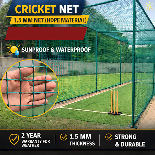 1.5mm Green Cricket Net