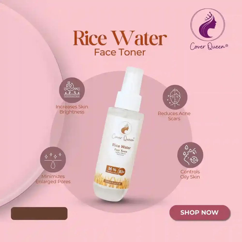 Hydrating Rice Water Toner Pack of 2