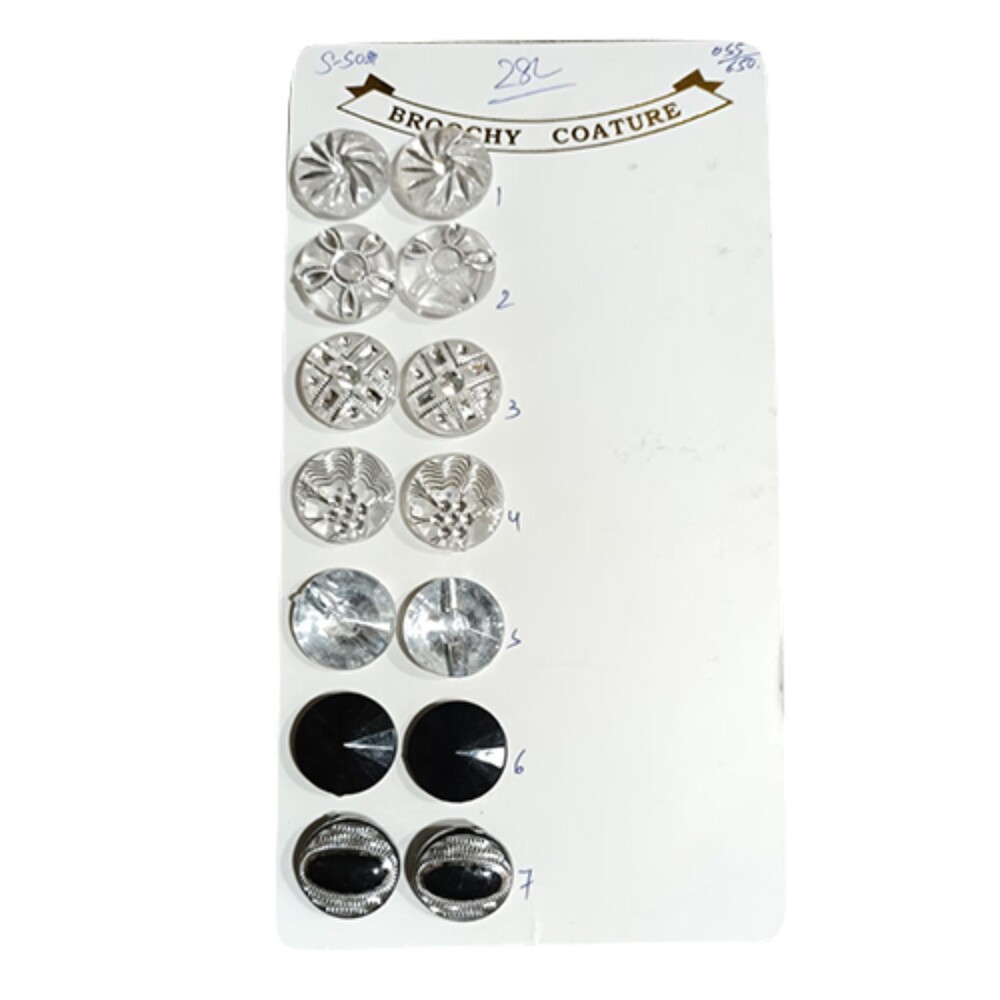 Stylish Metal Button - Color: Different Available