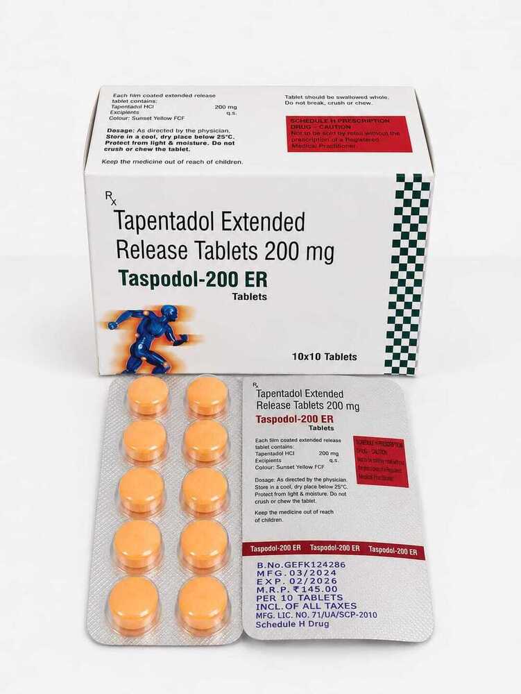 Tapentadol Extended Release 200 mg Tablets