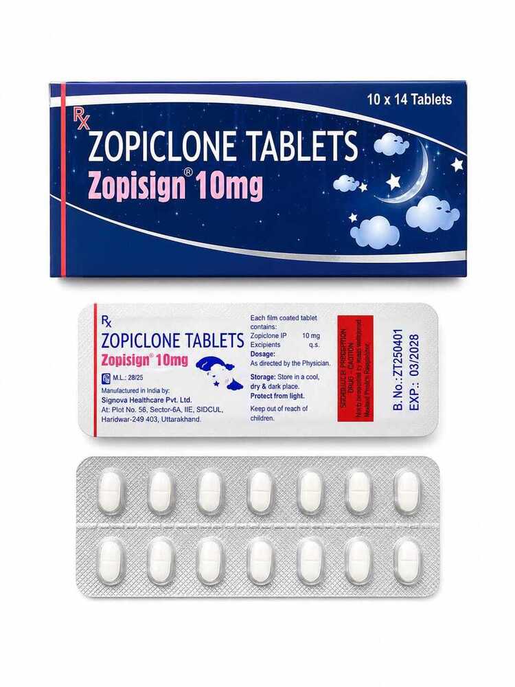 Zopisign-10 Zopiclone Tablets 10mg