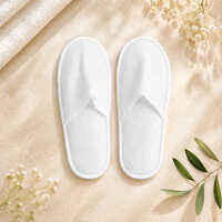 White Terry Slipper