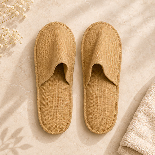 Brown Hotel Jute Slipper