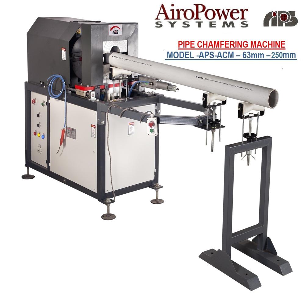 Pipe Chamfering Machine - Color: Yellow & Black
