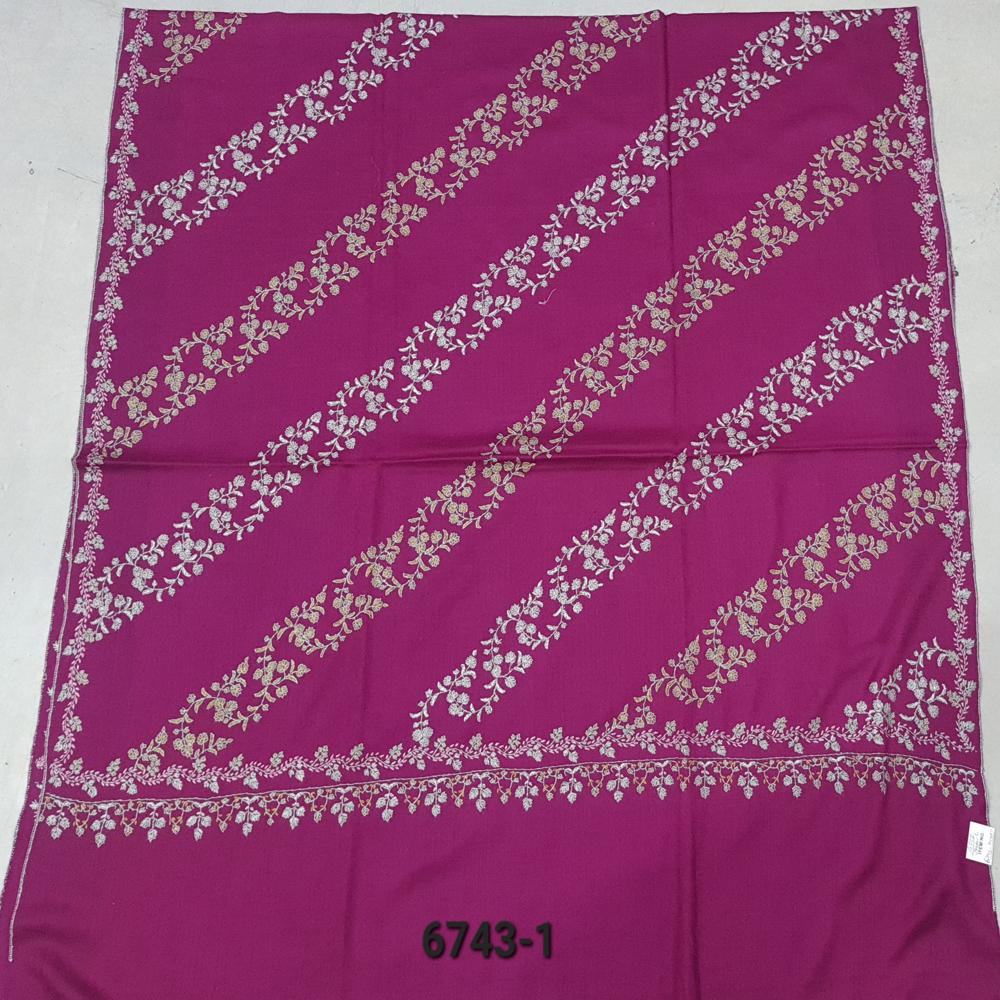 Semi Pashmina hand needle work shawls