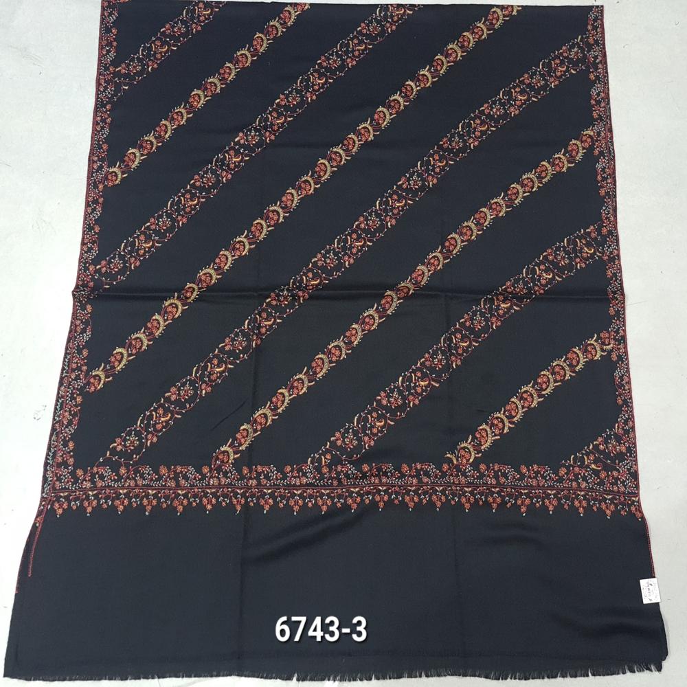 Semi Pashmina hand needle work shawls