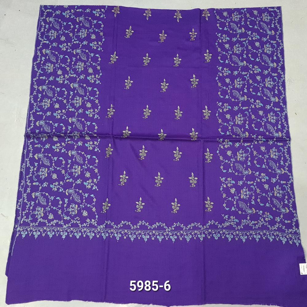 Semi Pashmina hand needle work shawls