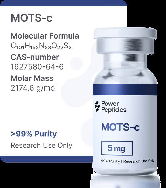 10MG MOTS-c 16-amino-acid mitochondrial-derived peptideS