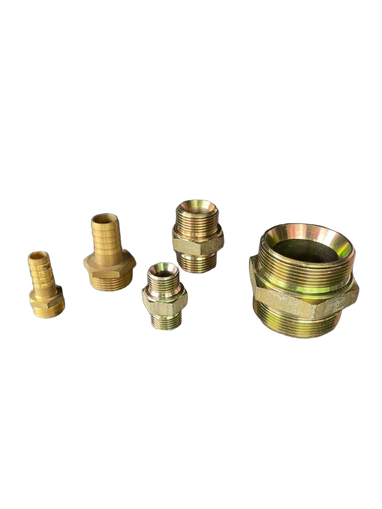 Industrial Brass Hydraulic Hex Nipple
