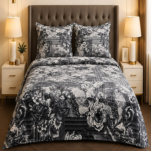 Rose Print Cloudy Cozy Bedsheet