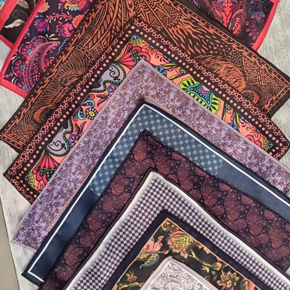 Digital Printed Handkerchief - Age Group: Adults