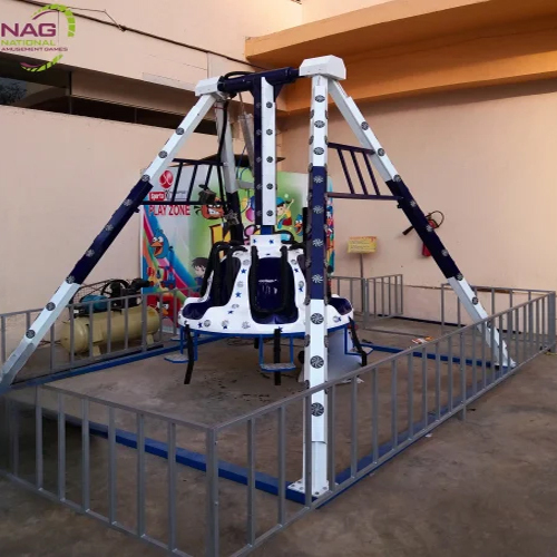 Amusement Park Mini Pendulum Ride - 12 Feet Width, 6 Kid Capacity | 5 Hp Energy-efficient Thrill Ride For Children