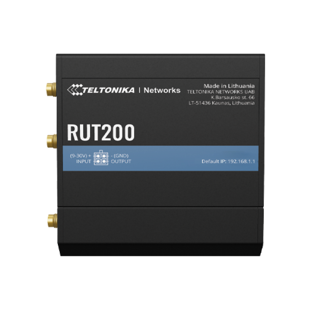 Teltonika RUT200 Compact Industrial 4G LTE Wi-Fi Router